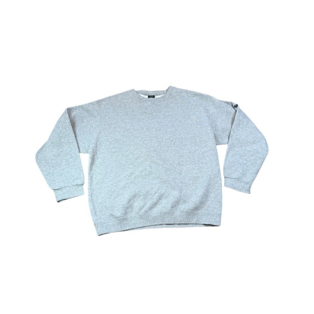 Vtg Nike Golf Crewneck Mens Size Large Gray Made In USA Sweatshirt Preppy Comfy